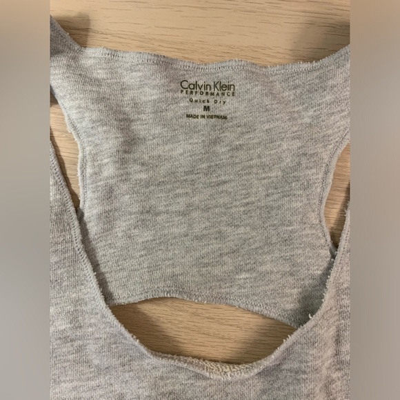 Calvin Klein Performance Grey Tank Top - Picture 3 of 5